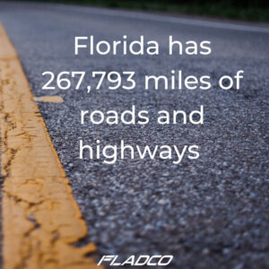 how many miles of roads are in Florida