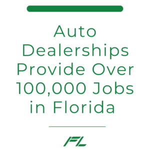 how many jobs are there in the Florida auto industry